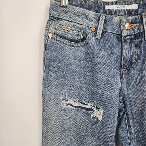 Joe's Jeans Women's Distressed Stardust Flair Houston Wash Size 24 - Picture 3 of 12